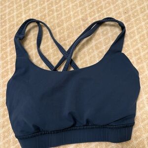Lululemon navy blue sports bra size 8